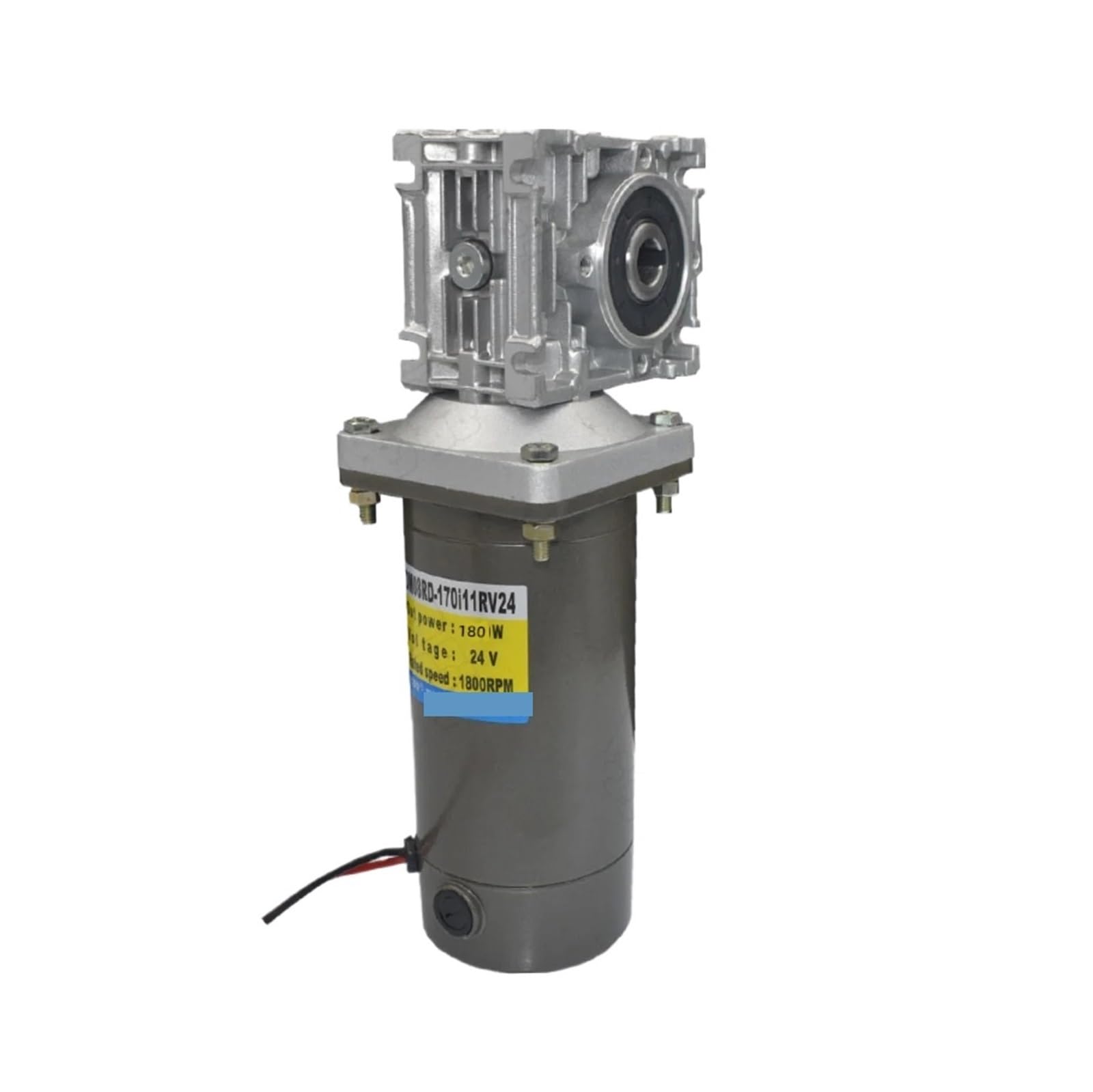 Moteur réducteur à vis sans fin 24V inversable à fort couple