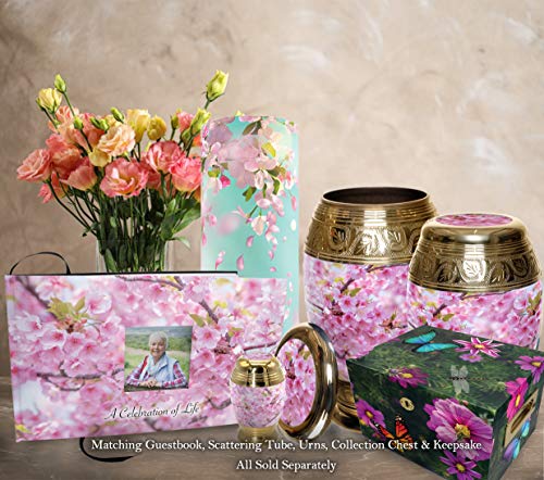 Image of Blossom Celebration of Life Funeral Guest Book for Memorial Service