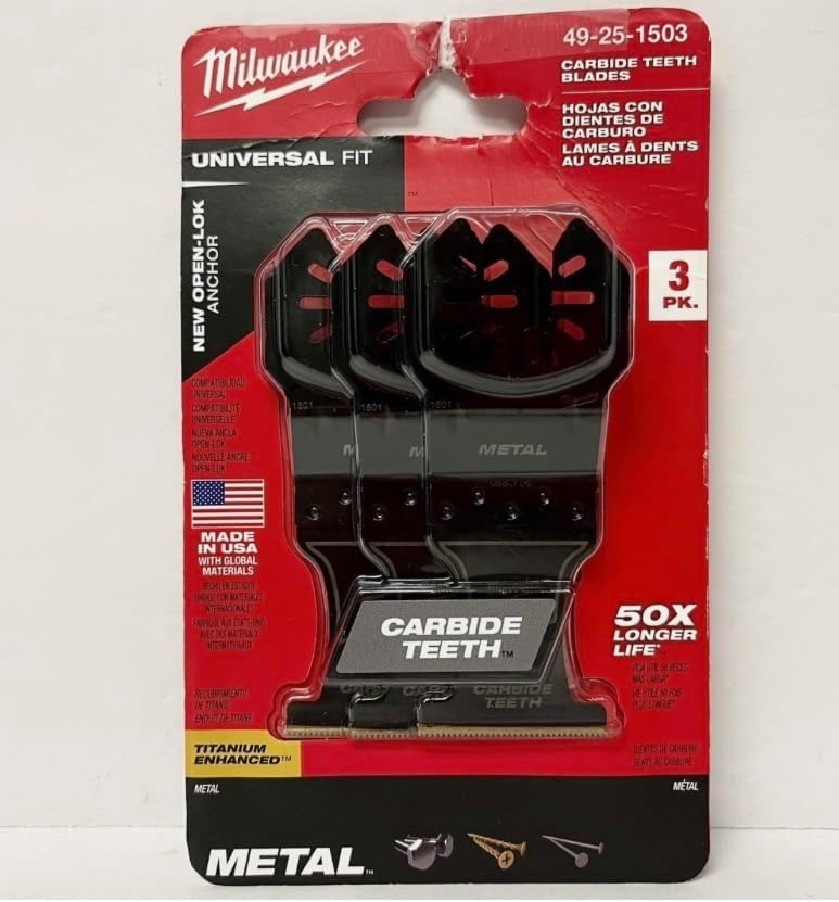 Milwaukee Electric - Open-LOK 1-3/8 Titanium Enhanced Carbide Teeth ME