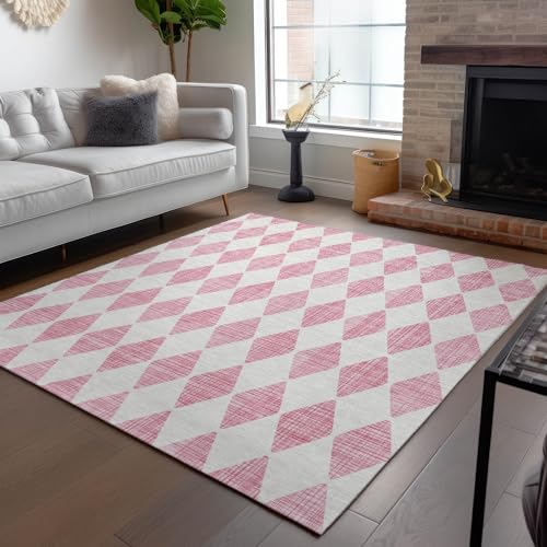 Tapete decorativo Addison Rugs Chantille 3'x5' rosa miniatura 6