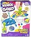 Produktbild Kinetic Sand Squish N' Create Set - mit 382 g original magischem kinetischem Sand aus Schweden in drei Farben und 5 Werkzeugen für kreatives Indoor-Sandspiel, ab 7 Jahren