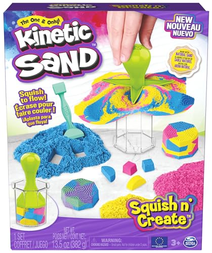 Kinetic Sand Squish N' Create Set - mit 382 g original magischem...