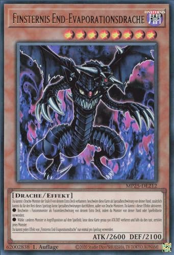 Finsternis End-Evaporationsdrache MP25-DE212 Ultra Rare Deutsch Boosterfrisch 1. Auflage - 2025 Mega-Pack Tin - mit ReCollectibles-Versandschutz - für Yu-Gi-Oh!