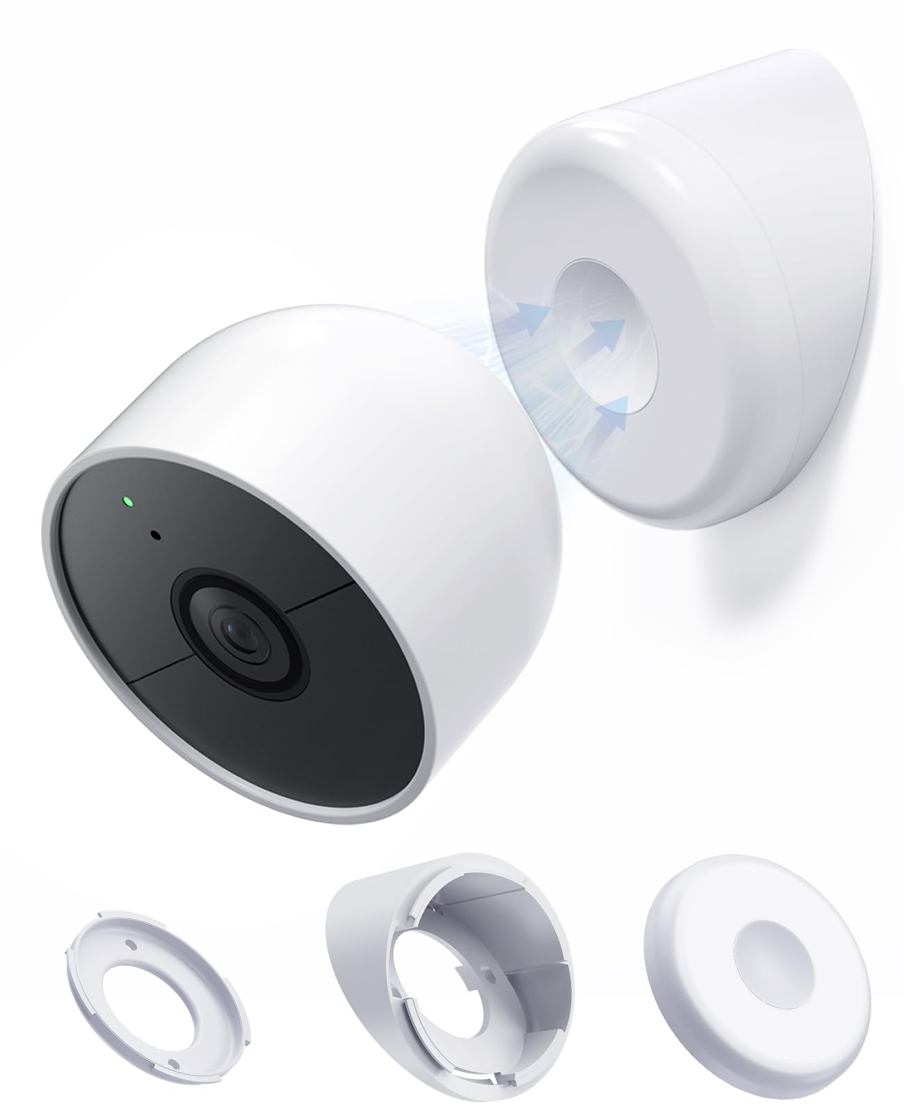 Magnetic Wall Mount for Google Nest Camera Outdoor or Indoor Battery Gen 2
