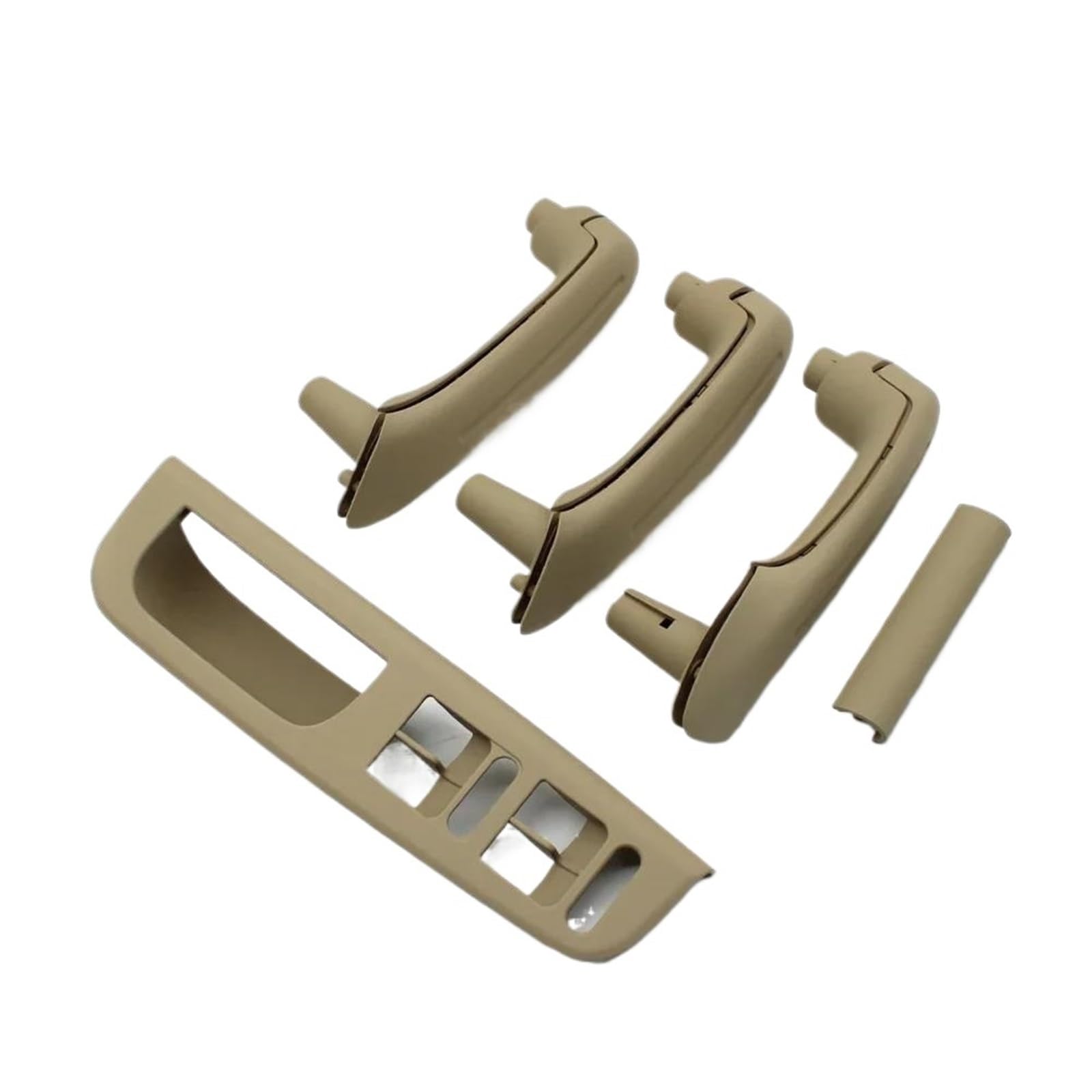 JYUTDW Car Interior Handle Inner Door Armrest Panel Pull for Jetta MK4 1999-2004 Car Interior Door Handle(RHD Beige)