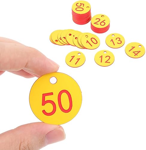 Miniatura 4 de Fydun Beekee Husbandry Hanging Numbered Tag Labels Farm Livestock Breeding SuppliesBlue 120Pack Beekee Husbandry Hanging Numbered for Family