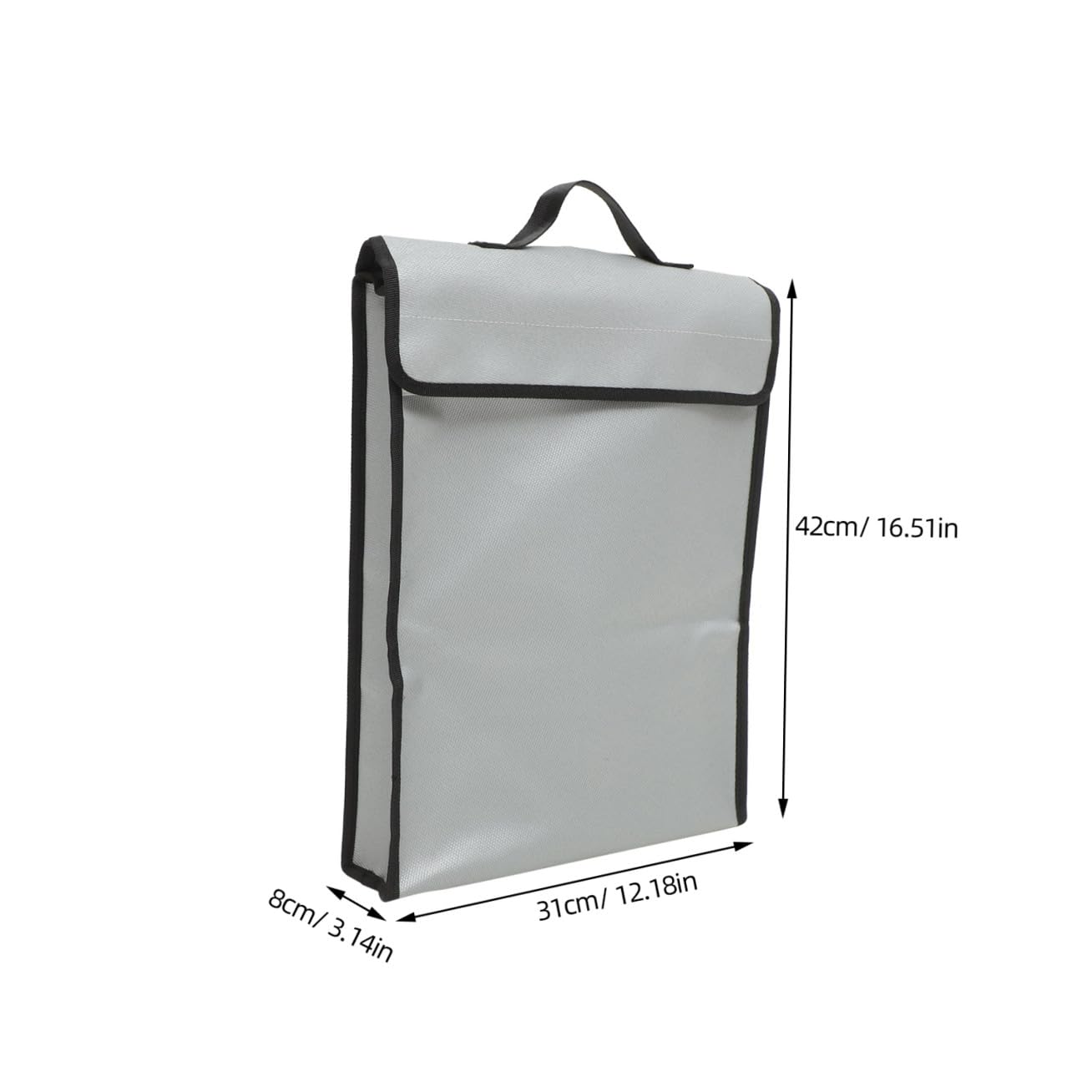 Housoutil Borsa Ignifuga Per Documenti Denaro Contanti Capacità 38x30 5x6 5 Cm