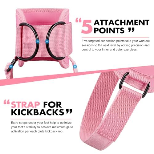 Amazon.co.jp: HPYGN 調節可能なパッド入りアンクルストラップ、キック