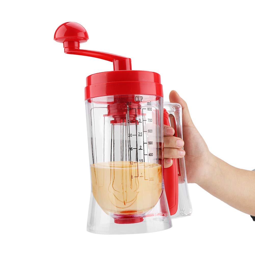 Marvellous Dosatore per Pastella Pancake, Macchina per Pancake Manuale, Dispenser per Pastella per Pancake, Shaker Pancake e Distributore di Pastella per Cupcake e Waffle