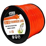 COSY GARDEN TOOLS String Trimmer Line 0.105-Inch 5LB Weed Wacker String Commercial Grade Orange Pentagon Weed Eater String for Most String Trimmer,Multi-Head String Trimmer Attachment