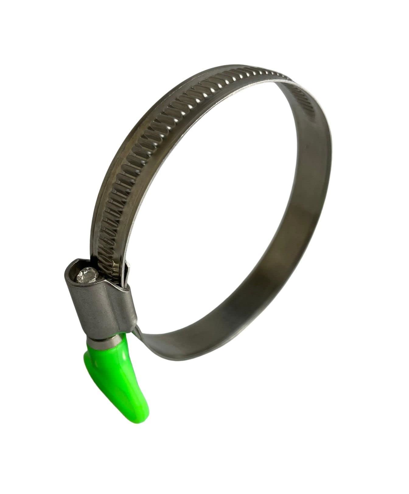 Boltza Stainless Steel Thumb Screw/Wing Hose Pipe Clip Jubilee Clamp 50-70Mm (12Mm Bw) X10