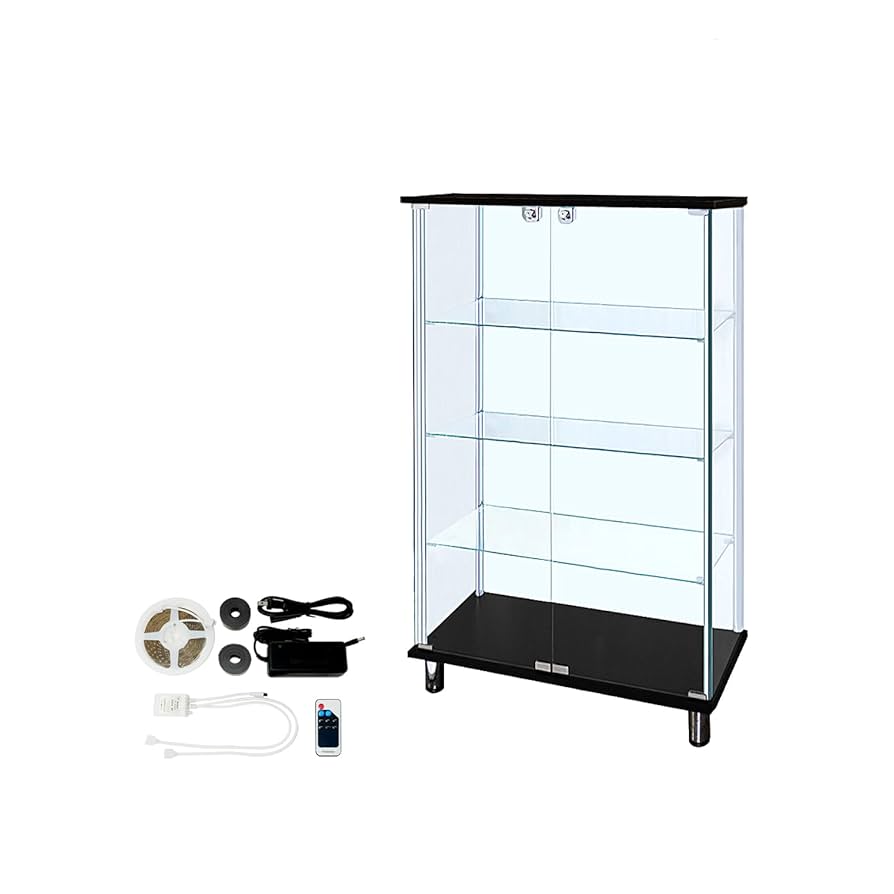 Amazon.co.jp: ガラスコレクションケース JONY ジョニー 背面