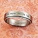 FORGIVEN JEWELRY Hebrew Text I am my beloved's Stainless Steel Spinner Ring size 9