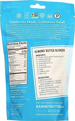Barney Skin-Free Almond Flour, Paleo, Keto, Non-Gmo, Peanut-Free, 13 Ounce #TOP1