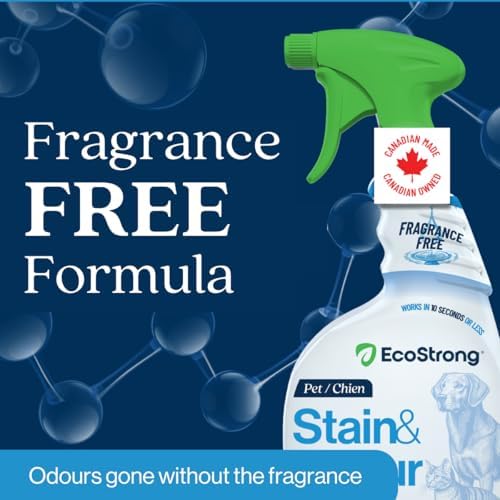 Enzyme Cleaner for Pets | Made in Canada | Pet Odor Eliminator and Powerful Probiotic Enzyme Cleaner for Cat Urine, Dog Pee, Pet Messes [946 mL Fragrance Free] - 3