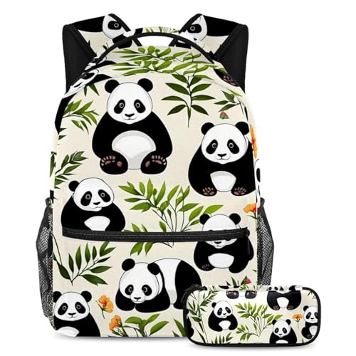 Ensemble cartables enfants avec grand sac à livres et trousse à crayons ergonomique