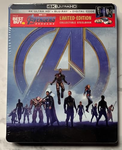 Avengers Endgame (Limited Edition Collectible Steelbook) [4K + Blu-Ray + Digital] image 2