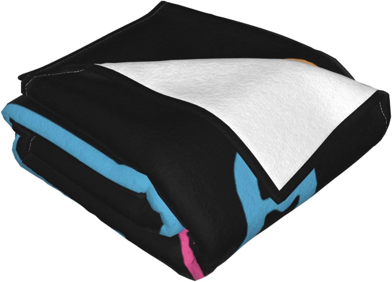 Colorful Trombones Blanket Throws Soft Cozy Flannel Blanket, for Couch Bed RV 80"x60"