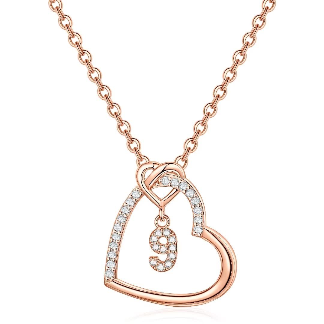 Gifts for Women Girl 10-90 Years Old, Birthday Gifts Love Pendant Necklace Birthday Gifts for Wife Girlfriend Mom Sister Daughter Grandma, Jewelry Gifts for Women Teen Girls