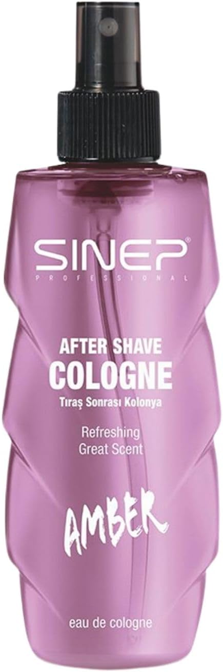 After Shave Cologne Amber, verfrissend scheerwater voor mannen, 400 ml