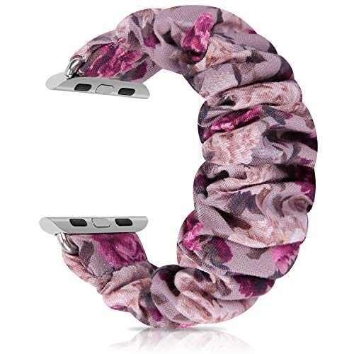 Image of Greatfine Scrunchie Band Compatible with Apple Watch Bands 38mm 40mm 41mm 42mm 44mm 45mm 46mm 49mm Women, Elastic Scrunchie Watch Strap for iWatch Watch Series 11 10 9 8 7 6 5 4 3 2 1 SE 3 2 Ultra 3 2