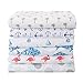 Great Bay Home 3-Piece Twin Coastal Microfiber Sheet Set - Nautical-Printed, Ultra-Soft Sheets - Beach-Themed Bedding Sheets & Pillowcases (Anchor)