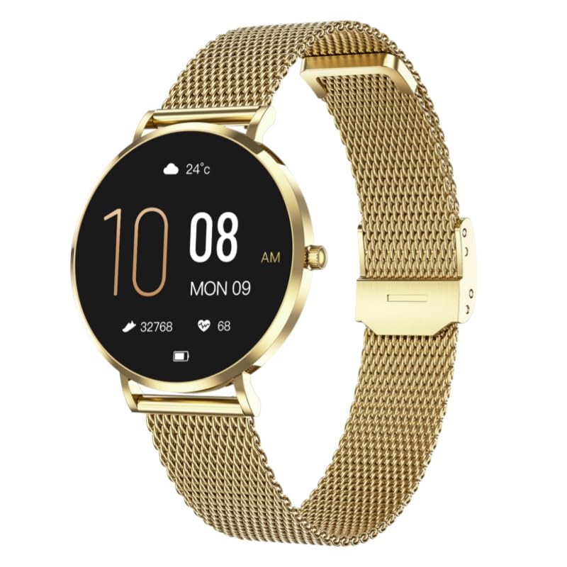 bergxperten A 5 Mini Smartwatch 1 19 LCD Display Sportmodi Herzfrequenz- & SPO-Tracking Bluetooth Anrufe Schlafüberwachung