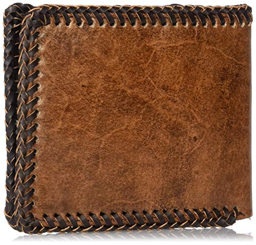 Nocona Belt Co. Nocona Praying Cowboy Embosed Bifold Wallet, tan2