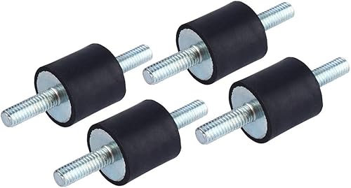 Soportes aisladores de goma M6, paquete de 4 amortiguadores de bomba de compresor de aire M6, aislador antivibración, soportes de bobinas de goma,