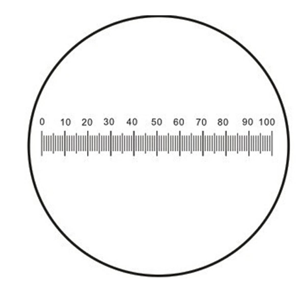 Micromètre de calibrage 0.5mm pour microscopes de laboratoire de précision