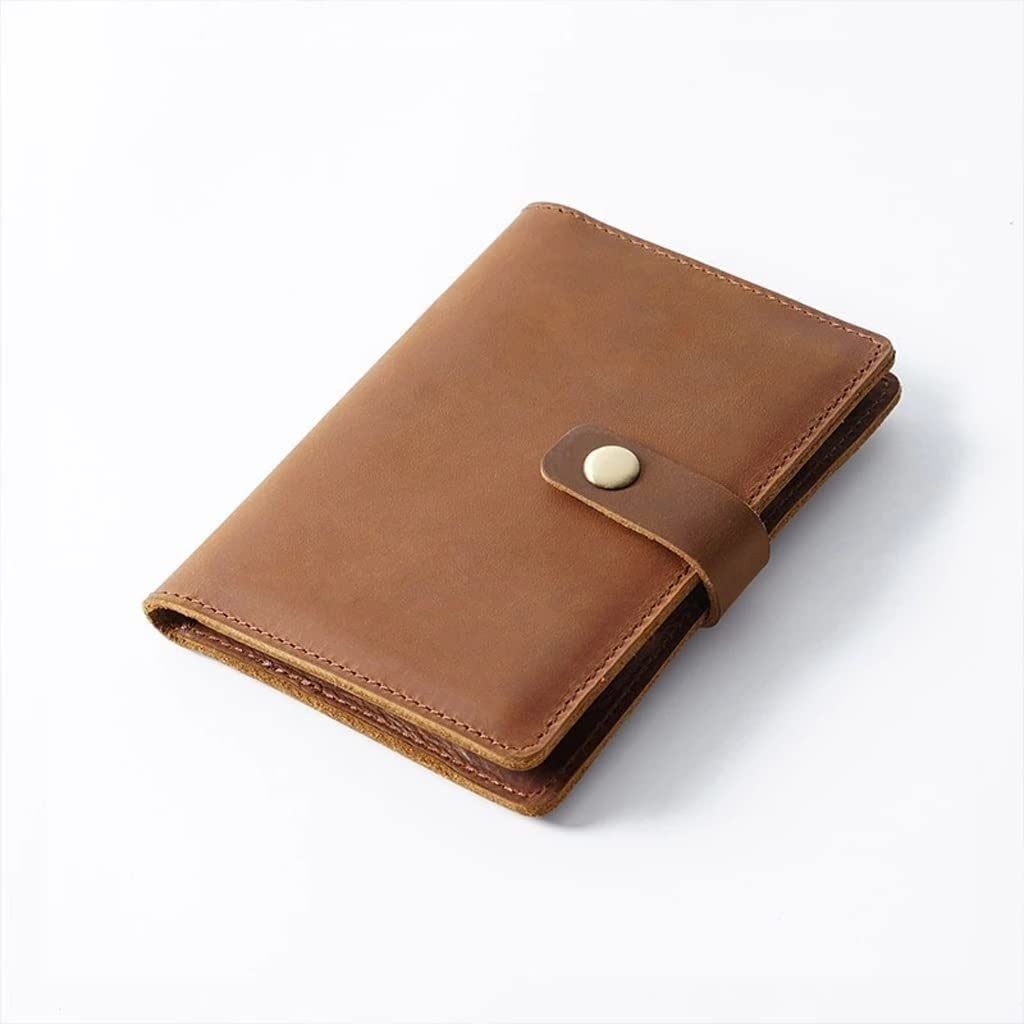 TOBILE Wallet Men's Wallet Passport Holder Men's Large Capacity Passport Card Holder Coin Purse