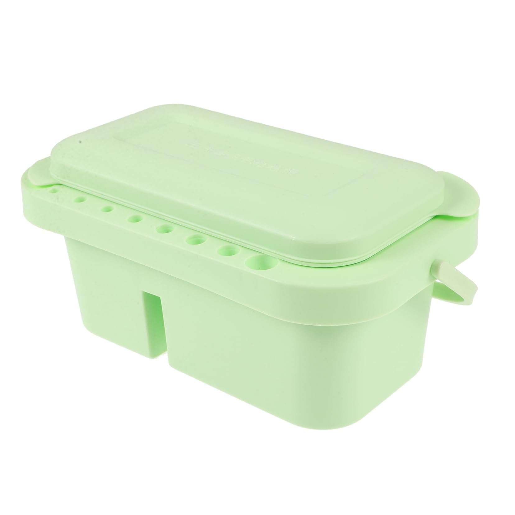 CIMAXIC Oil Painting Brush Bucket Brush Cleaner Buckets Paint Brush Painting Supplies for Artists Brush Washer Household Water Bucket Craft Supplies for Adults Light Green Plastic
