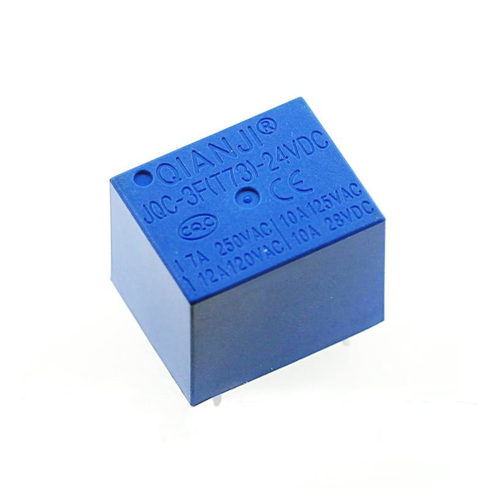 AQHYEBNSR 5Pcs Relay JQC-3F-5VDC JQC-3F-12VDC JQC-3F-24VDC JQC-3F- 5v 12v 24v 5pin 10A -24VDC