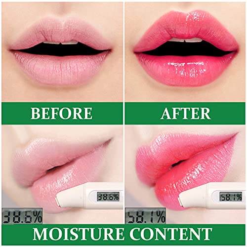 Qiufsse 2Pcs Aloe Vera Lipstick, Moisturizing Aloe Lipstick Magic Temperature Color Change Lipstick Lip Balm Lip Stain Long Lasting Waterproof Lip Makeup #TOP2