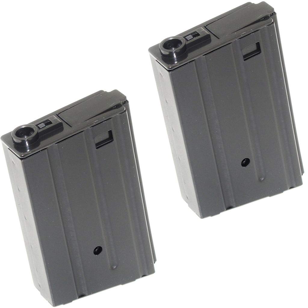 Airsoft Softair 2pcs 120rd Metall Magazin M4 M16VN Mag Für M4 M16 AEG Schwarz
