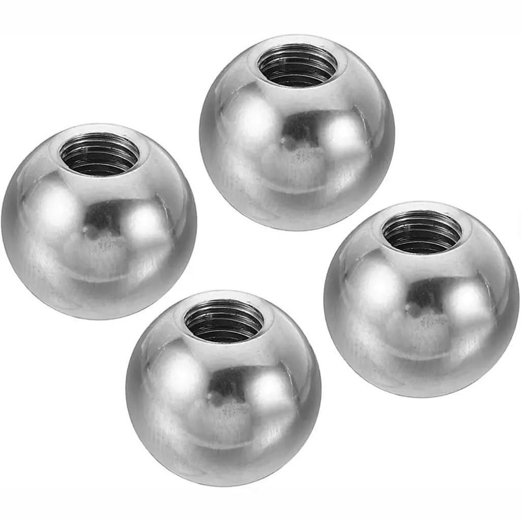 30 Pomelli A Sfera M4x9mm - Placcatura Oro Per Decorazione | Per Mobili, Lampade E Progetti Fai Da Te - Foto 6