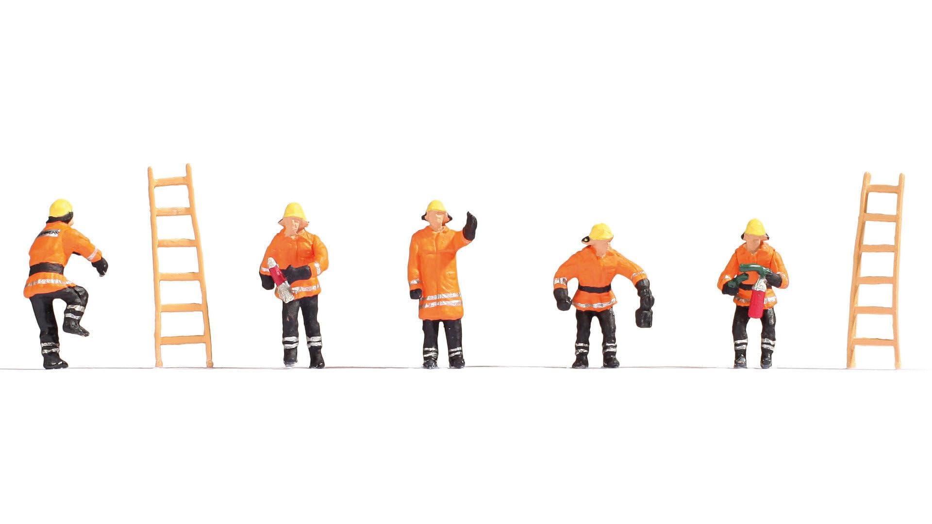 Noch Fire Brigade (Orange Protective Clothes)