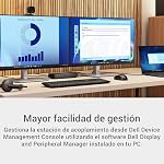Dell Pro Dock WD25 Docking Station - USB-C with 100W Charging, Supports 4 Displays, 2X DP 1.4, HDMI 2.1, 6 USB Ports, 2.5GbE Ethernet, Durable Compact Design