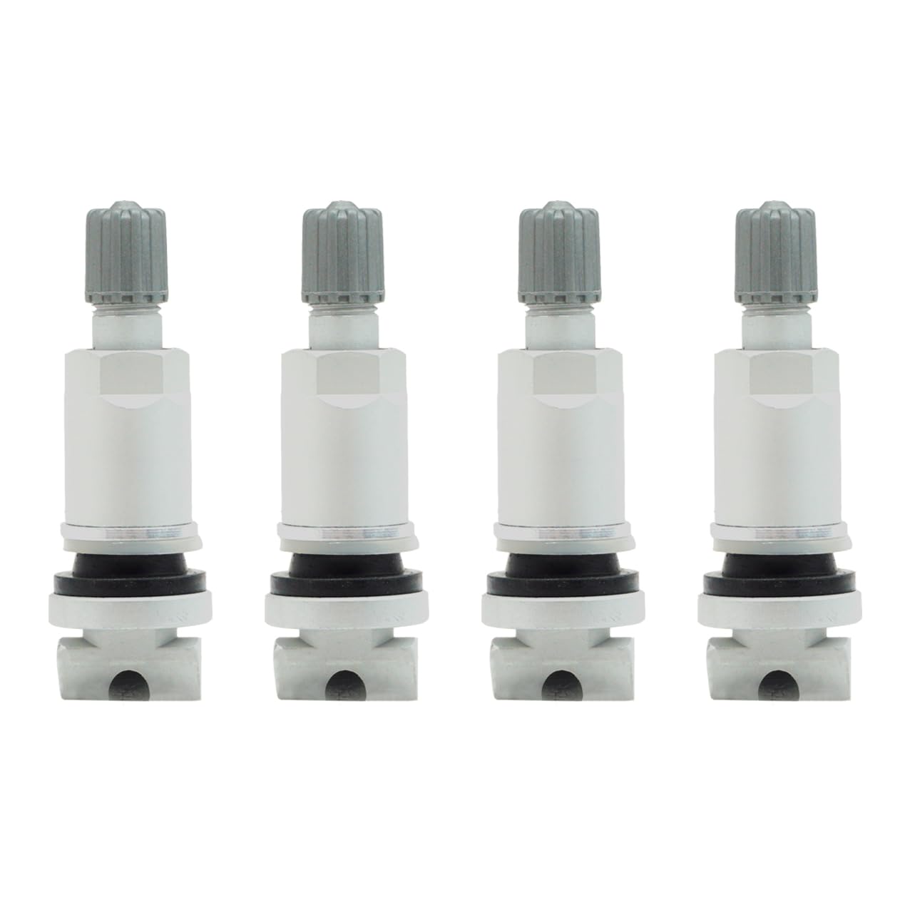 Lot de 4 tiges de valve à clipser pour TPMS - Système de surveillance de la pression des pneus - Système de surveillance de la pression des pneus - Tiges de valve anti-explosion - Outil pour voitures