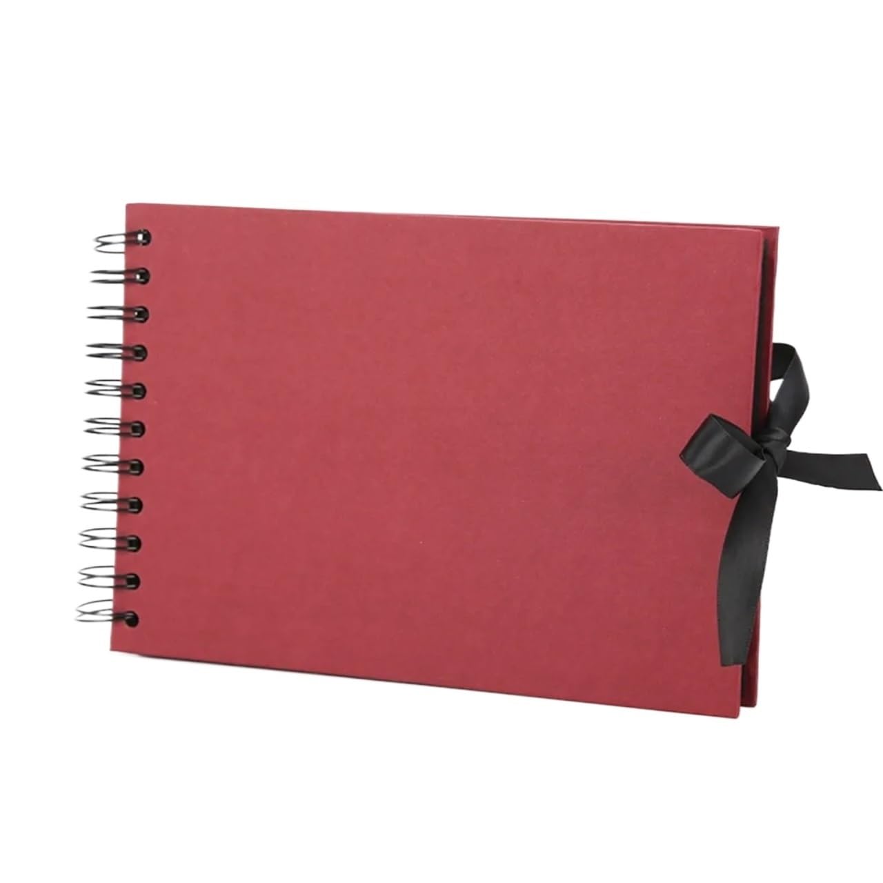Paper Scrapbooking 60 Pages Craft Album DIY Memory Picture For Wedding(Red)