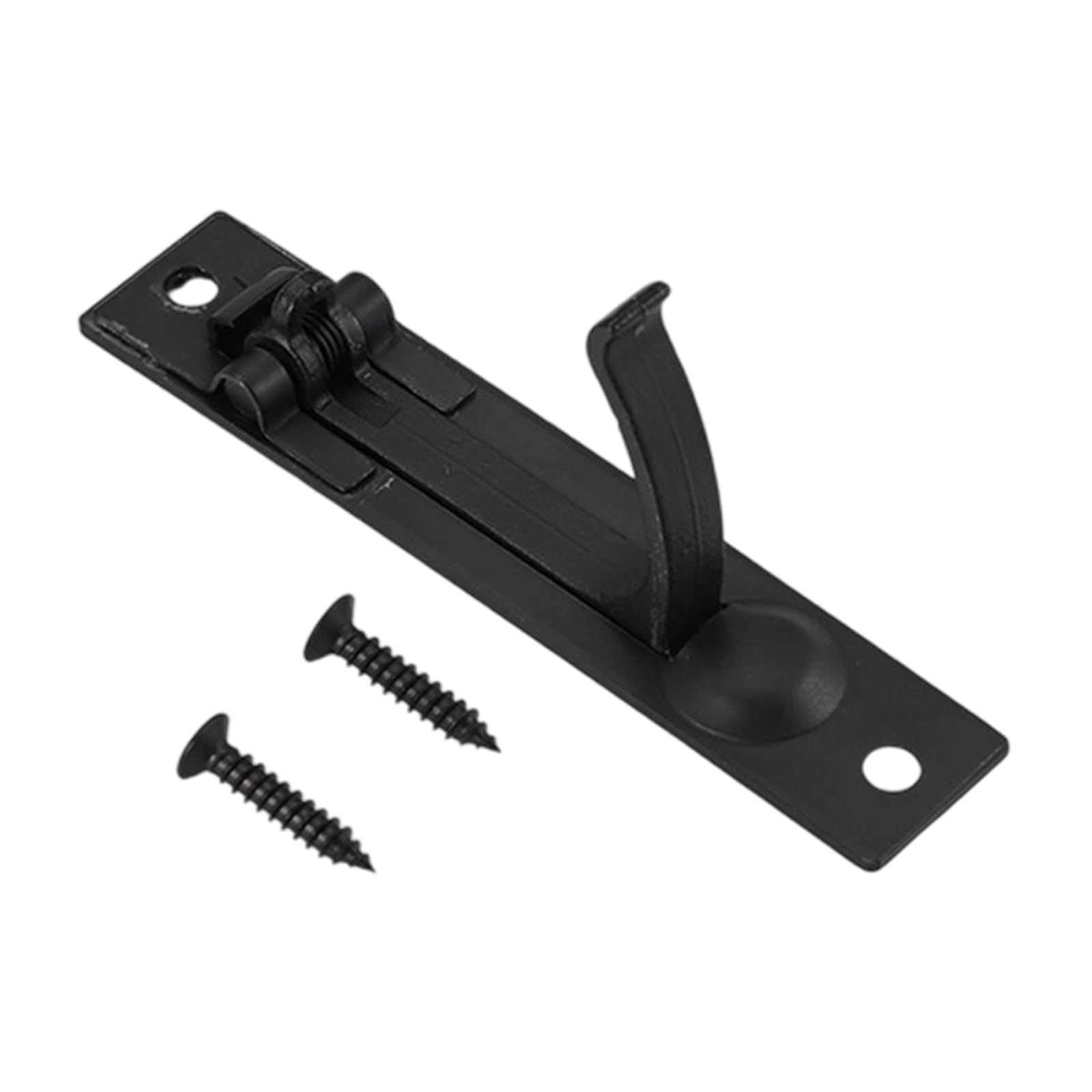 Buxuaaaa Black Multipurpose Sliding Door Pull Handles Rustproof Door Knobs Furniture Hardware Handle For Sliding Barn Doors Double Hook Latches Pocket