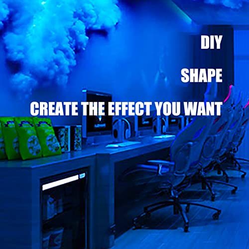 Kit de luz LED nube tormenta 3D 20m DIY miniatura 3