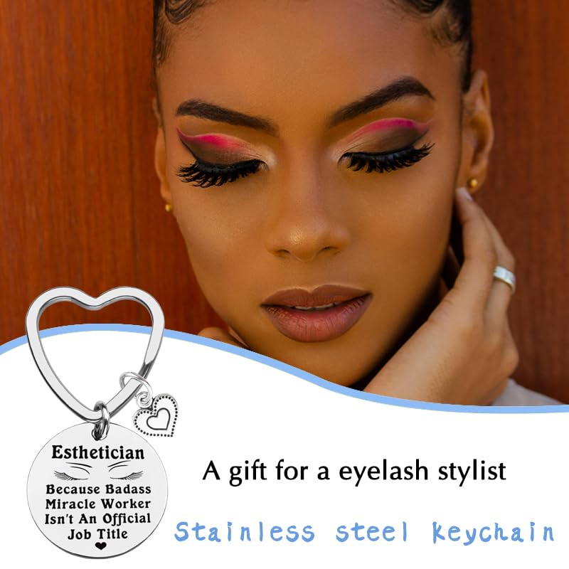 Beautician Esthetician Birthday Gifts for Makeup Artist Gifts for Women Aesthetician Thank You Gifts for Makeup Artist Makeup Keychains Gifts for Cosmetologist Best Friend Makeup Lover Gift Ideas