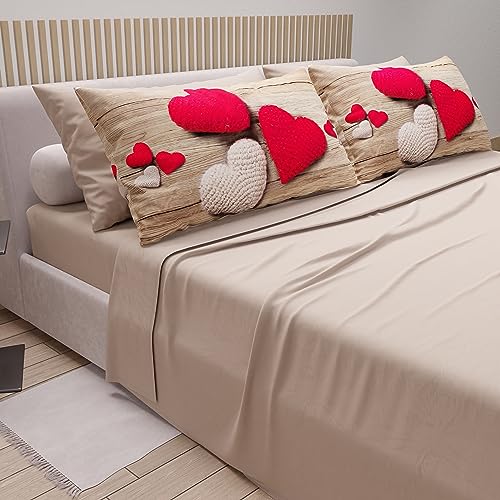 PETTI Artigiani Italiani, Double Bed Linen in Cotton with Pillowcases in Digital Print - Image 2