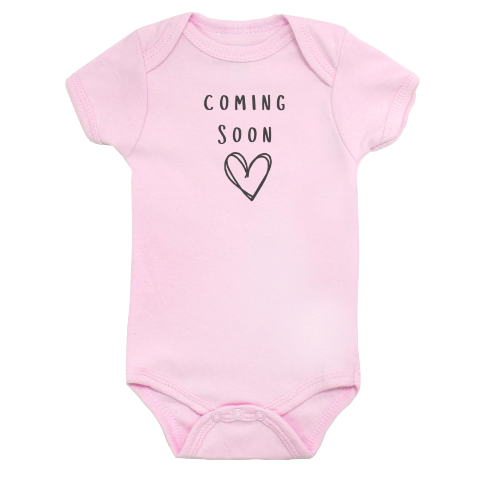 Baby Announcement Onesie, Boy or Girl Pregnancy Reveal Ideas for Gender Reveal Pink, 0-3 Months
