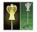 Trenton Gifts Solar LED Color-Changing Angel Light on a Lawn Stake, Outdoor Yard Decoration