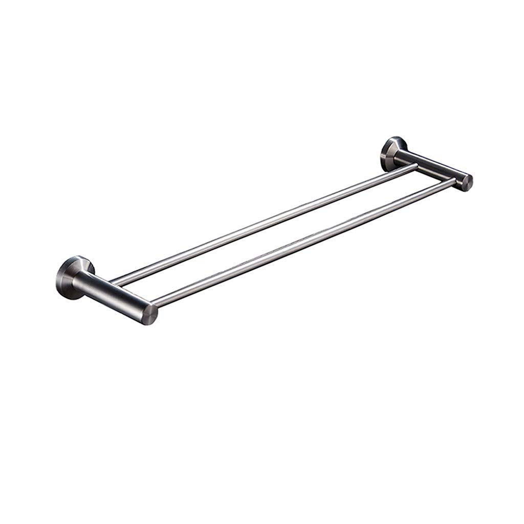 Porte-serviettes double en acier inoxydable pour organiser la cuisine et la salle de bain