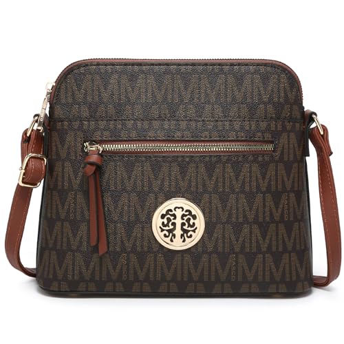 MKP COLLECTION Womens Fashion Crossbody Bag Medium Shoulder Purse with Adjustable Strap Multi Pockets for Travel Daily Use