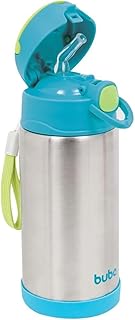 Buba garrafa térmica parede dupla 400 ml - azul azul tamanho único