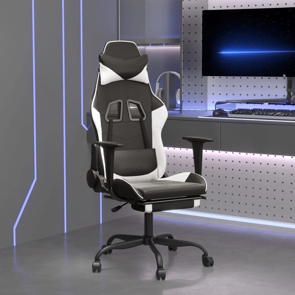 Chaise de jeu avec fonction massage en cuir synthétique de haute qualité ergonomique